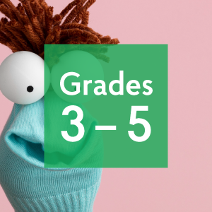 Grades 3-5 sock puppet