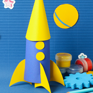 paper rocket image