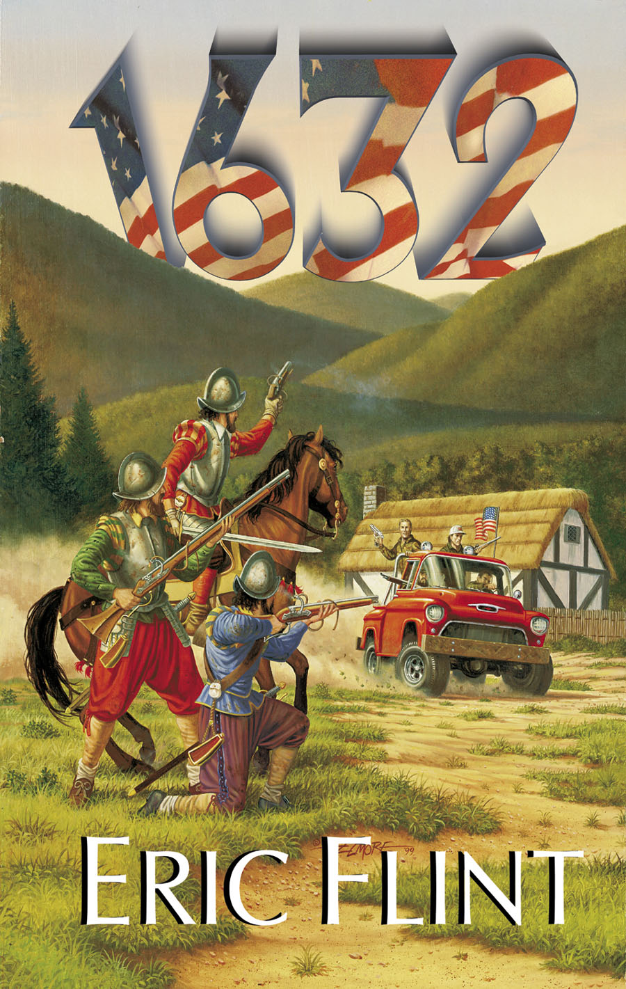 Book cover of 1632 by Eric Flint