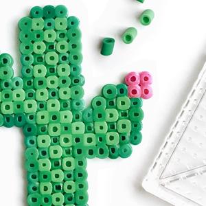 Cactus made from perler beads