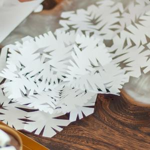 Paper snowflakes