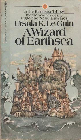 Book cover of A Wizard of Earthsea by Ursula K. Le Guin.