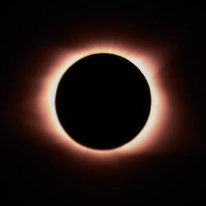 Solar eclipse corona