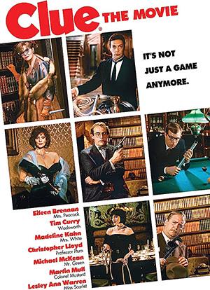 Cover of 1985 movie "Clue"